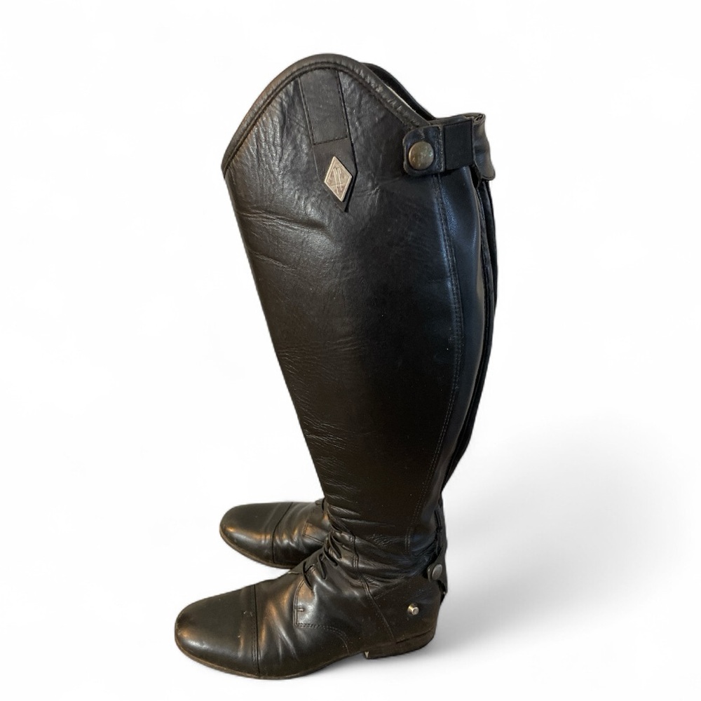 A4- F.lli Fabbri Women’s Size 7 (38) Black Equestrian Riding Boots